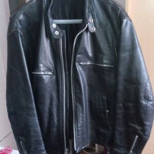 Men's Black Leather Jacket